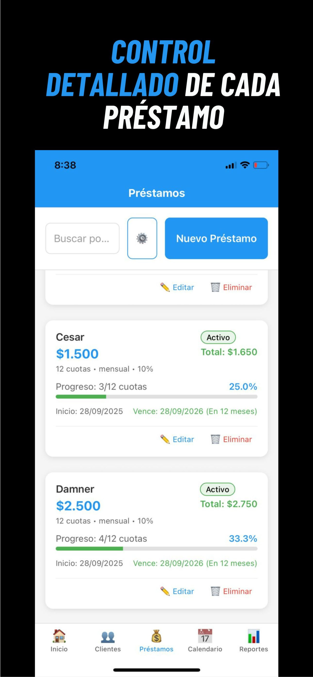 Detalle de préstamo